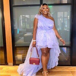 Tahiti/ lilac High Low Formal/Semi Formal Dress | Birthday dress, Wedding Guest